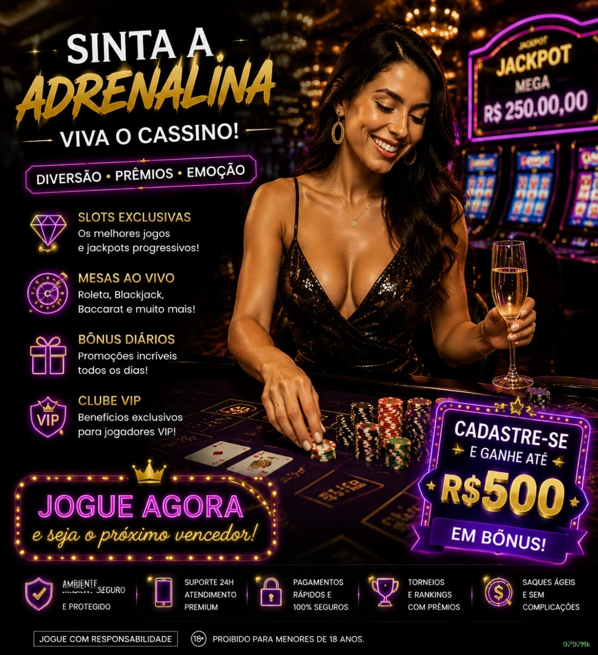 Cassino ao Vivo 9797Mk - Dealers Brasileiros Profissionais